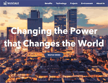 Tablet Screenshot of nuscalepower.com